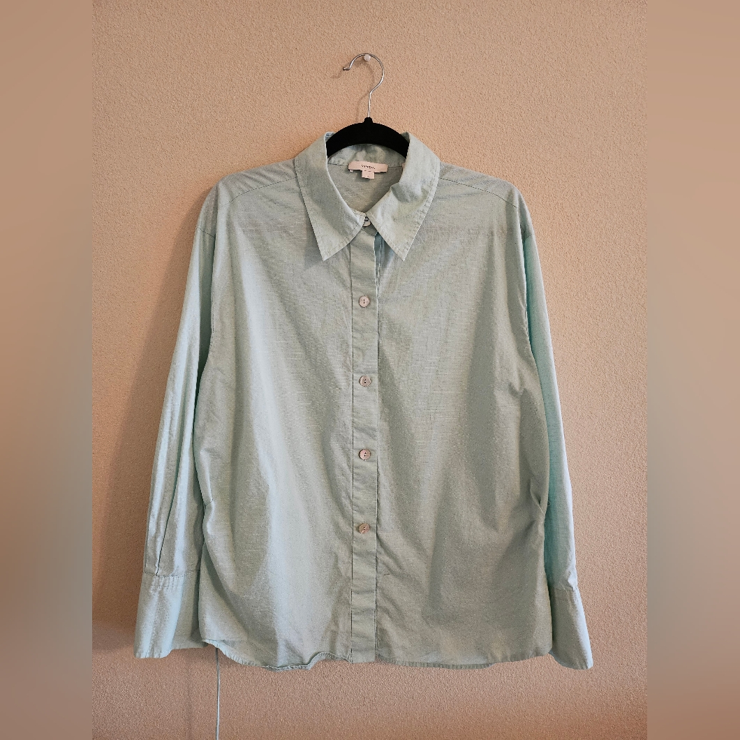 Vince Mint Green Button Down Shirt
